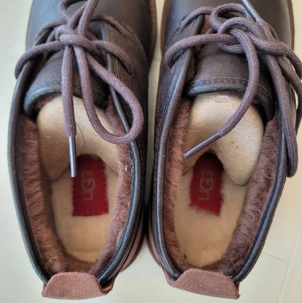 UGG Maksim Chukka Leather Boot in Brown - Like New